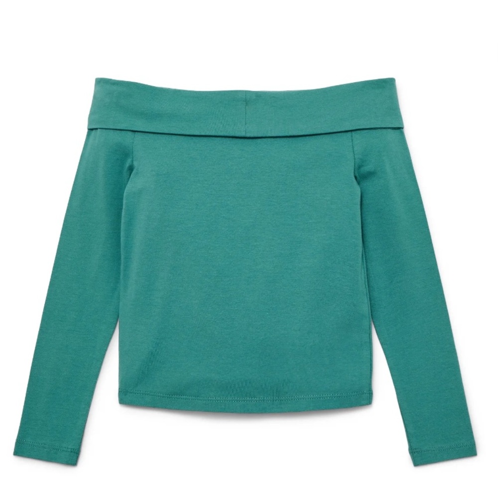 Off The Shoulder Top w/Long Sleeves in Girls XXL (18 )  Woman’s XS